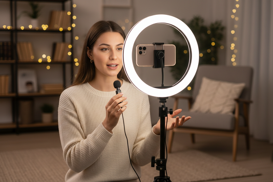 Anneau Lumineux Selfie LED -éclairage Parfait pour des photo et vidéo.